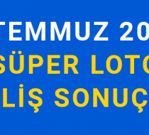 6 Temmuz 2017 Süper Loto Sonuçları